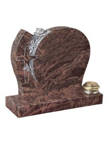 Памятник из коричневого гранита