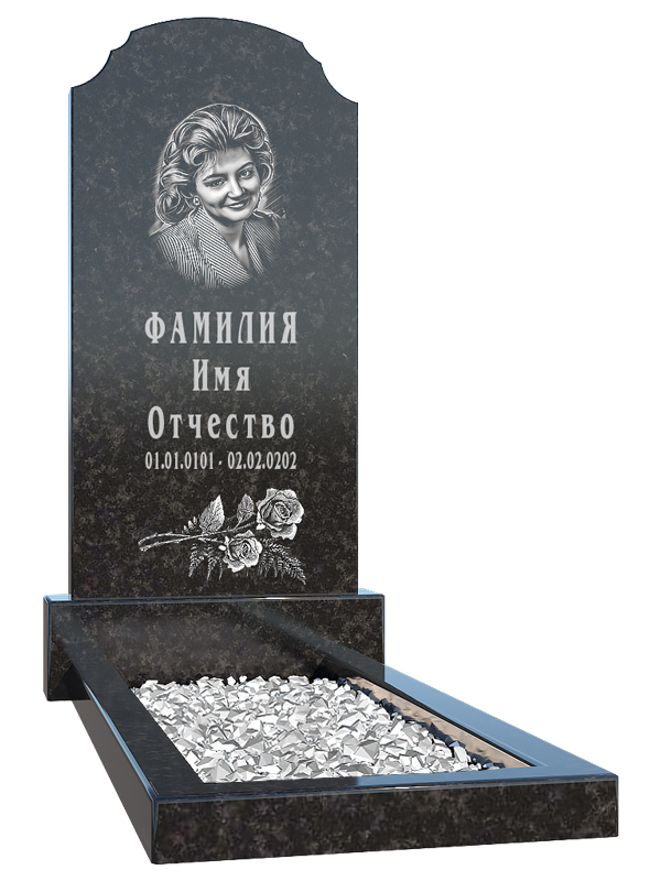 Памятник с резным верхом