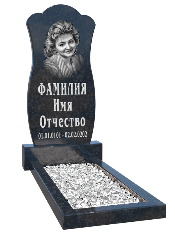 Памятник из гранита в форме тюльпана